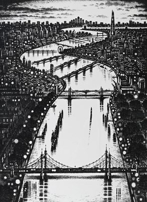 Lot 275 - John Duffin (British, 1965), Thames Bridges...