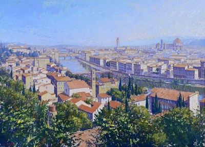 Lot 309 - Lionel Aggett (British, 1938-2009), Florence,...