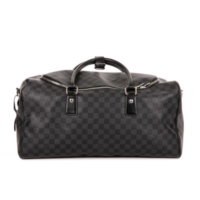 Lot 413 - Louis Vuitton, a damier graphite Roadster 50...