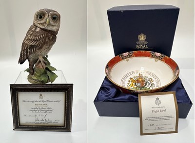 Lot 80 - A Royal Worcester painted bisque figure...