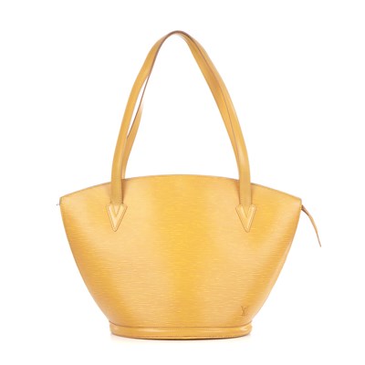 Lot 411 - Louis Vuitton, a yellow epi St Jacques GM...