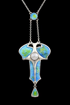 Lot 17 - Charles Horner, an Arts and Crafts silver and...
