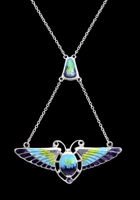 Lot 14 - Charles Horner, an Arts and Crafts silver and...