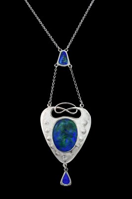 Lot 16 - Charles Horner, an Arts and Crafts silver and...