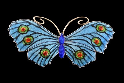 Lot 30 - John Atkins and Son, a silver and enamelled...