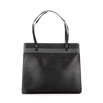 Lot 419 - Louis Vuitton, a black epi Croisette PM...