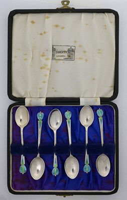 Lot 50 - Archibald Knox for Liberty and Co., a set of...