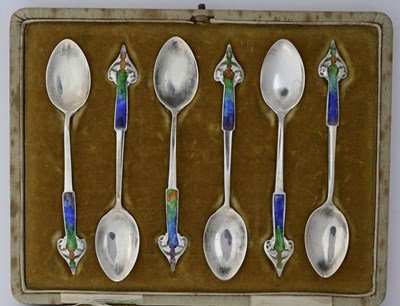 Lot 51 - Archibald Knox for Liberty and Co, a set of...