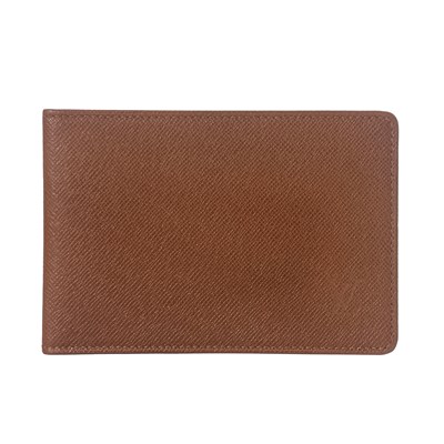 Lot 424 - Louis Vuitton, a Taiga card wallet, crafted...