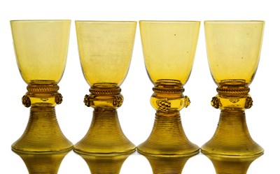 Lot 593 - A set of four Arts and Crafts revivalist...