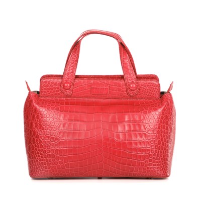 Lot 431 - Lulu Guinness, an embossed leather handbag,...