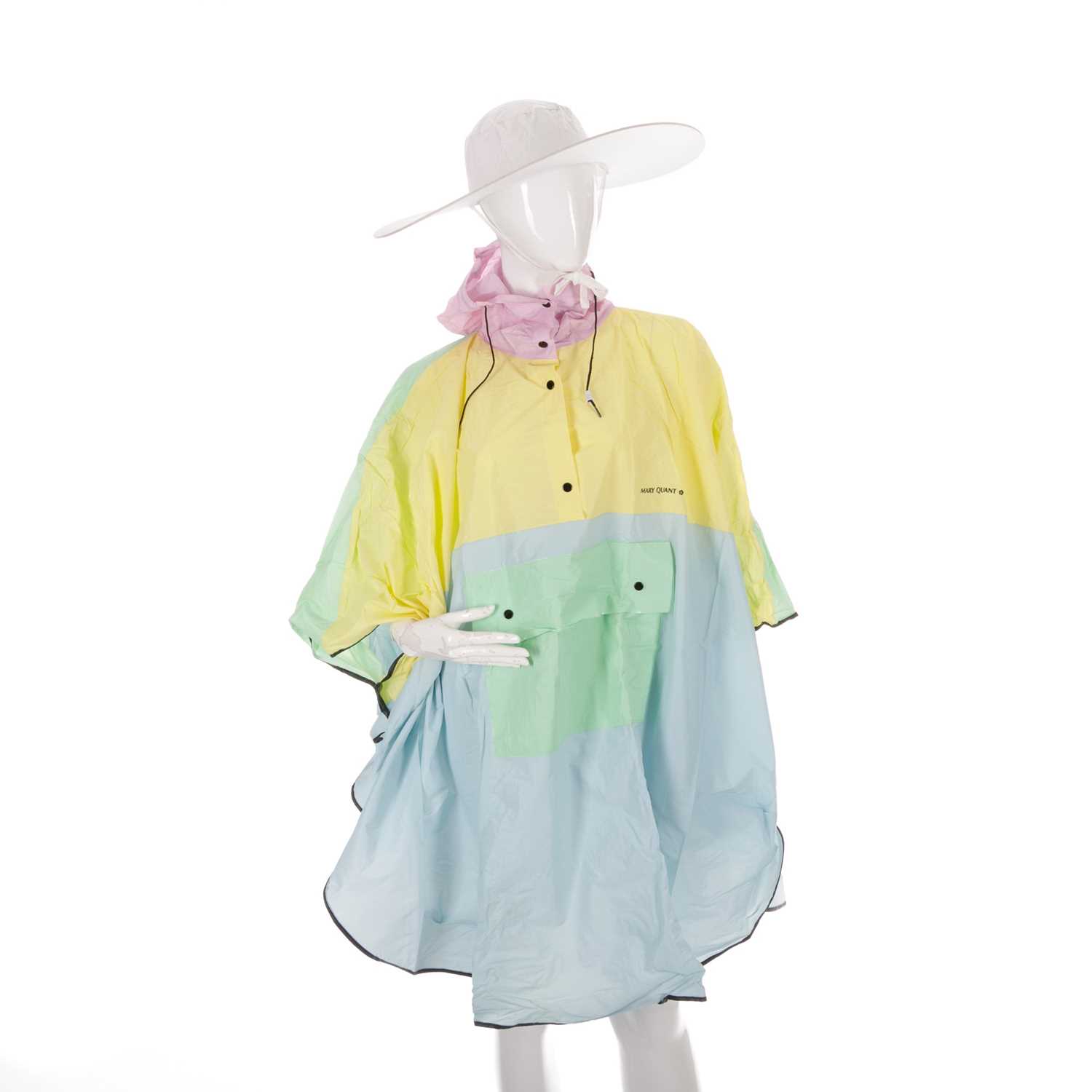 Lot 433 - Mary Quant, a vintage PVC rain poncho and...