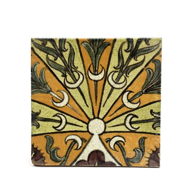 Lot 126 - A William De Morgan Sands End Pottery tile,...