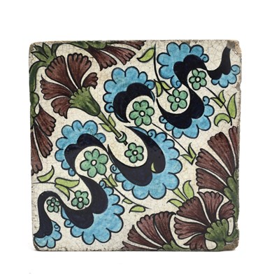 Lot 127 - A William De Morgan Late Fulham Period Persian...