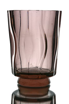 Lot 182 - Simon Gate for Orrefors, an Art Deco cut glass...
