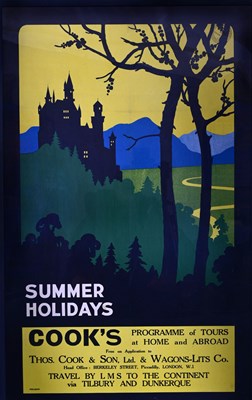 Lot 270 - Poster Design, a rare Thomas Cook's Summer...
