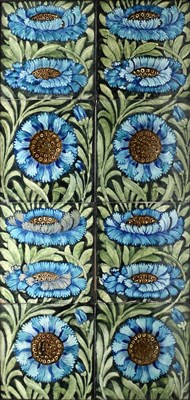 Lot 121 - A William De Morgan Marlborough eight large...