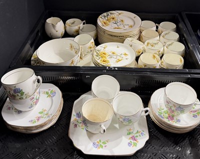 Lot 3 - Two part tea services, to include a George...