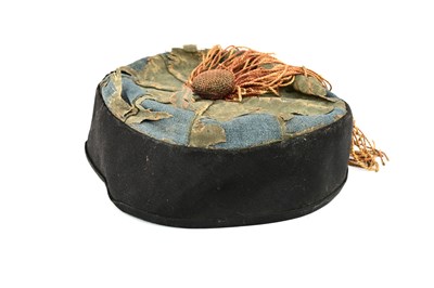 Lot 118 - Two Imperial Chinese embroidered silk hats,...