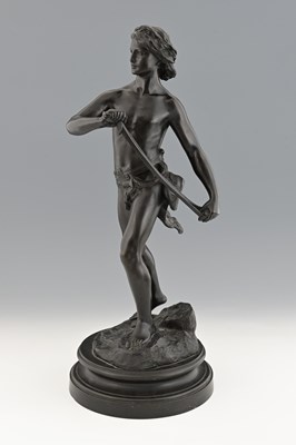 Lot 86 - Gustave Frederic Michel, David with Slinghsot,...