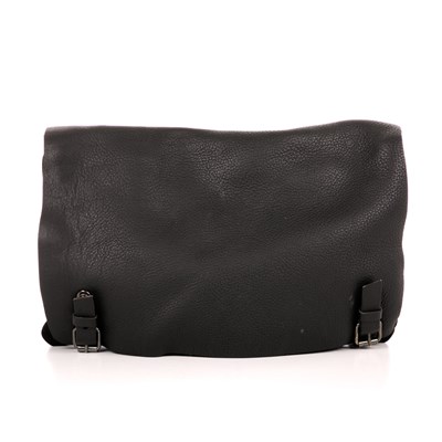 Lot 444 - Miu Miu, a black leather satchel, crafted from...