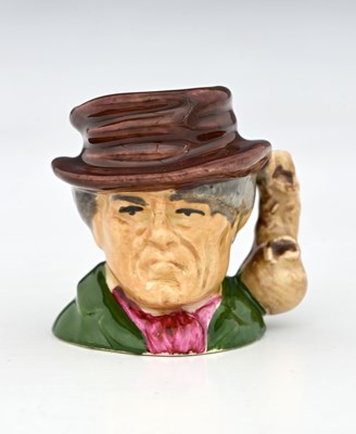 Lot 625 - Royal Doulton, a tiny protoype character jug,...