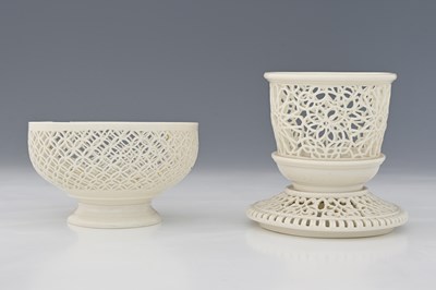 Lot 621 - Royal Crown Derby, reticulated wares including...