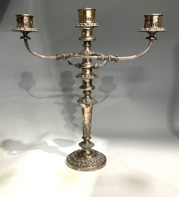 Lot 45A - A large 19th century Old Sheffield Plate three...