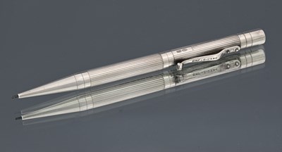 Lot 244 - An Elizabeth II silver mechanical pencil, by...