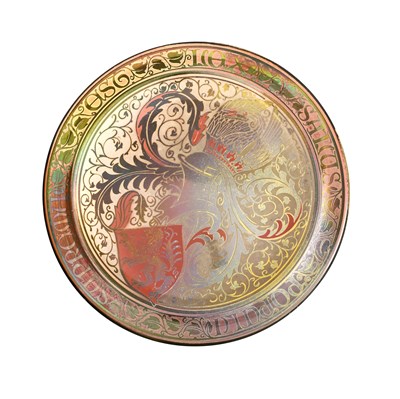 Lot 347 - A Pilkington's Royal Lancastrian heraldic...