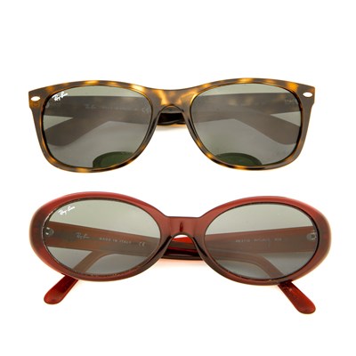 Lot 471 - Ray Ban, two pairs of vintage sunglasses, to...