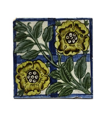 Lot 125 - A William De Morgan Early Fulham Rose Trellis...
