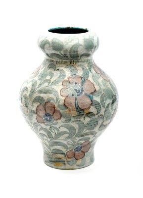 Lot 146 - A William De Morgan Persian double gourd vase...