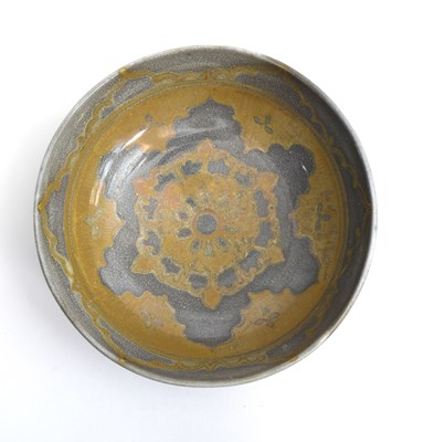Lot 271 - A Bernard Moore pottery bowl, painted to the...