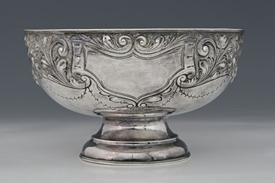 Lot 223 - A late Victorian silver pedestal bowl, by H...