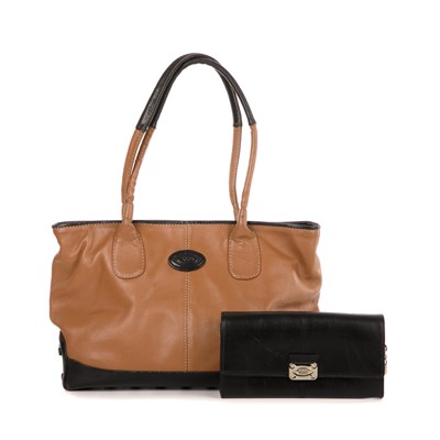 Lot 482 - Tod's, two leather bags, to include a tan...