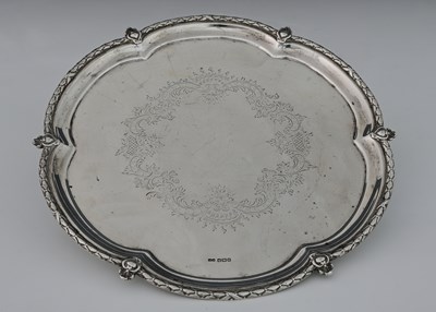 Lot 207 - A George V silver salver, by James Dixon & Son,...