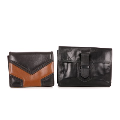 Lot 489 - Yves Saint Laurent, two vintage leather...