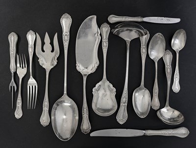 Lot 191 - A set of twentieth-century Mexican silver...