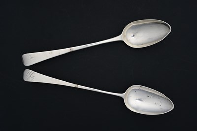 Lot 178 - Two George III silver old English pattern...