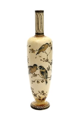 Lot 36 - A Martin Brothers stoneware vase by Robert...