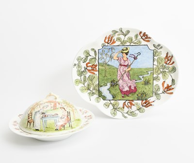 Lot 193 - An Aesthetic Movement Little Bo Peep...