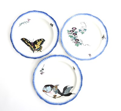 Lot 67 - An Aesthetic Movement Service Rousseau soup...