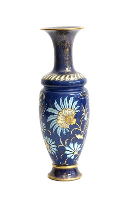Lot 55 - A Doulton Lambeth Crown baluster vase, slender...
