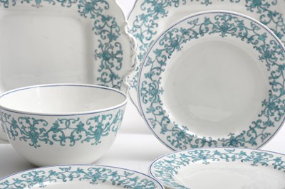Lot 199 - A rare Minton & Co porcelain part tea set...