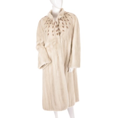 Lot 482 - Sergio Soldano, an azurene calf-length mink...