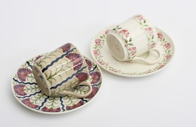 Lot 283 - A Wedgwood Pottery coffee can and saucer by...