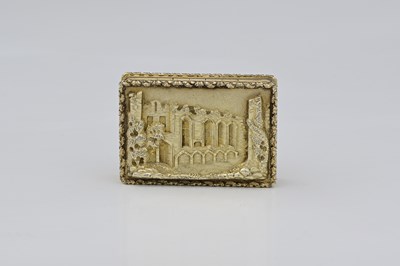 Lot 34 - A William IV silver-gilt 'castle-top'...