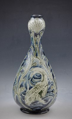 Lot 363 - A rare James Macintyre & Co Carp vase designed...