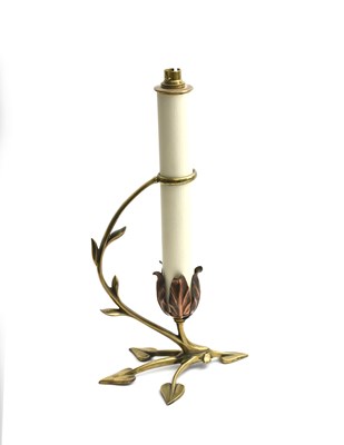 Lot 464 - A rare W.A.S Benson electric candle lamp...